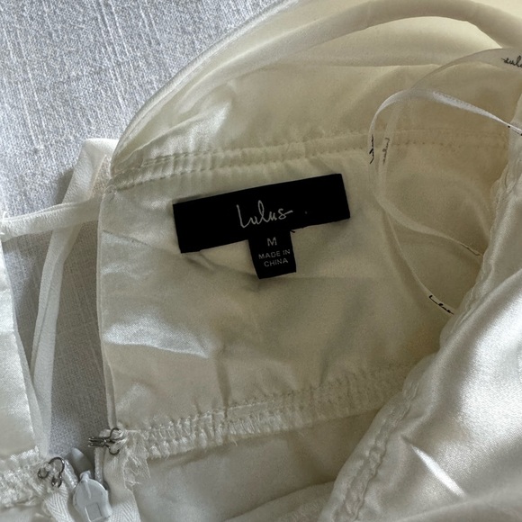 Lulus white Ruffled jumpsuit - Picture 2 of 4